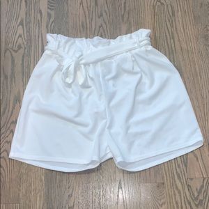 Boohoo Paper Bag Waist Shorts